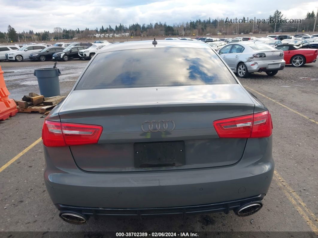 2013 Audi A6 3.0t Premium Gray vin: WAUGGAFC5DN007341