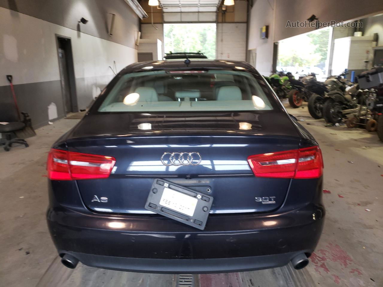 2013 Audi A6 Premium Plus Black vin: WAUGGAFC5DN032465