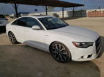 2013 Audi A6 Premium Plus White vin: WAUGGAFC5DN045071