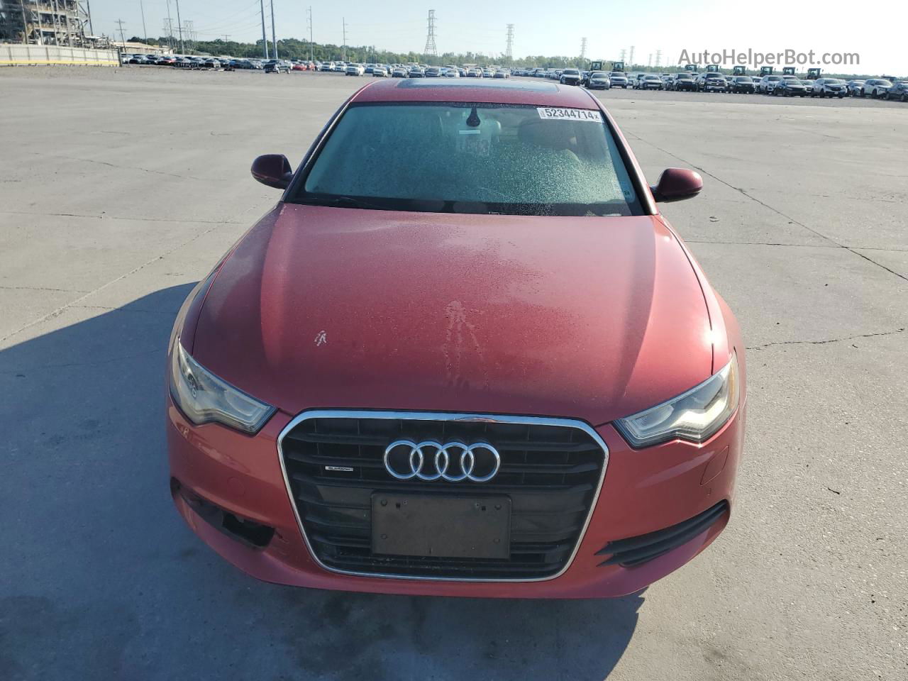 2013 Audi A6 Premium Plus Red vin: WAUGGAFC5DN062324