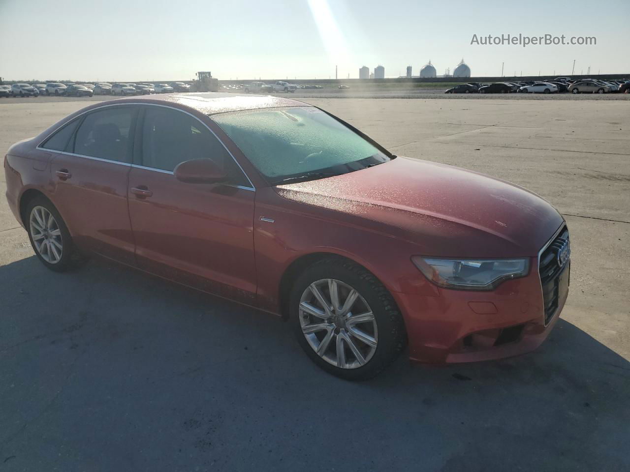 2013 Audi A6 Premium Plus Красный vin: WAUGGAFC5DN062324