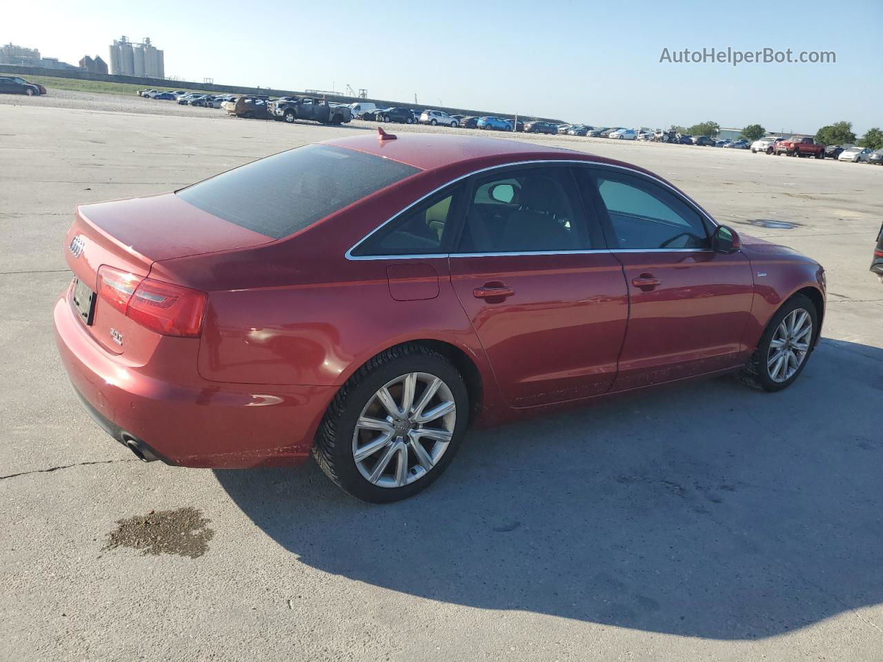 2013 Audi A6 Premium Plus Red vin: WAUGGAFC5DN062324