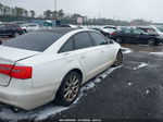 2013 Audi A6 3.0t Premium White vin: WAUGGAFC5DN102594