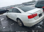 2013 Audi A6 3.0t Premium White vin: WAUGGAFC5DN102594