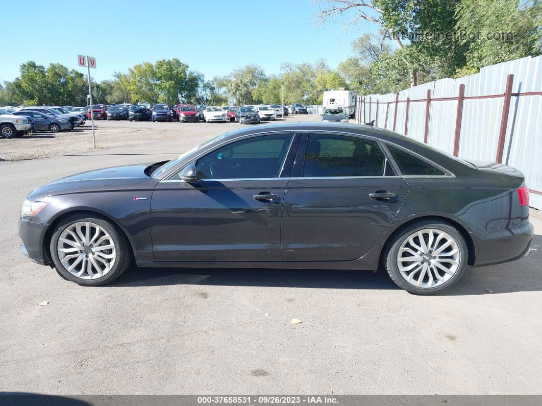 2013 Audi A6 3.0t Premium Plus Gray vin: WAUGGAFC6DN014928