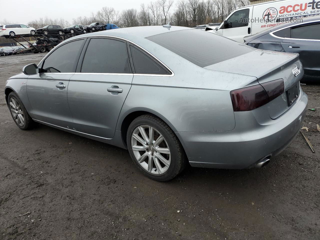 2013 Audi A6 Premium Plus Silver vin: WAUGGAFC6DN098569