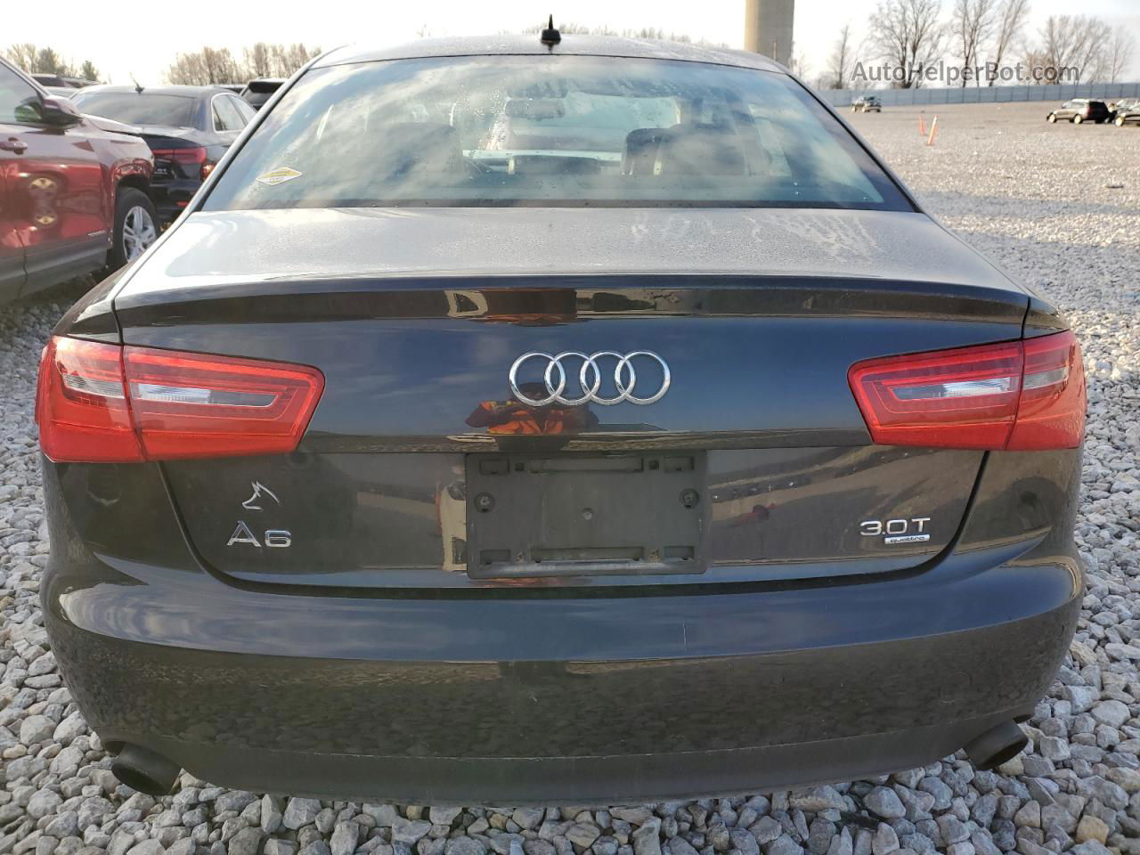 2013 Audi A6 Premium Plus Charcoal vin: WAUGGAFC7DN026747