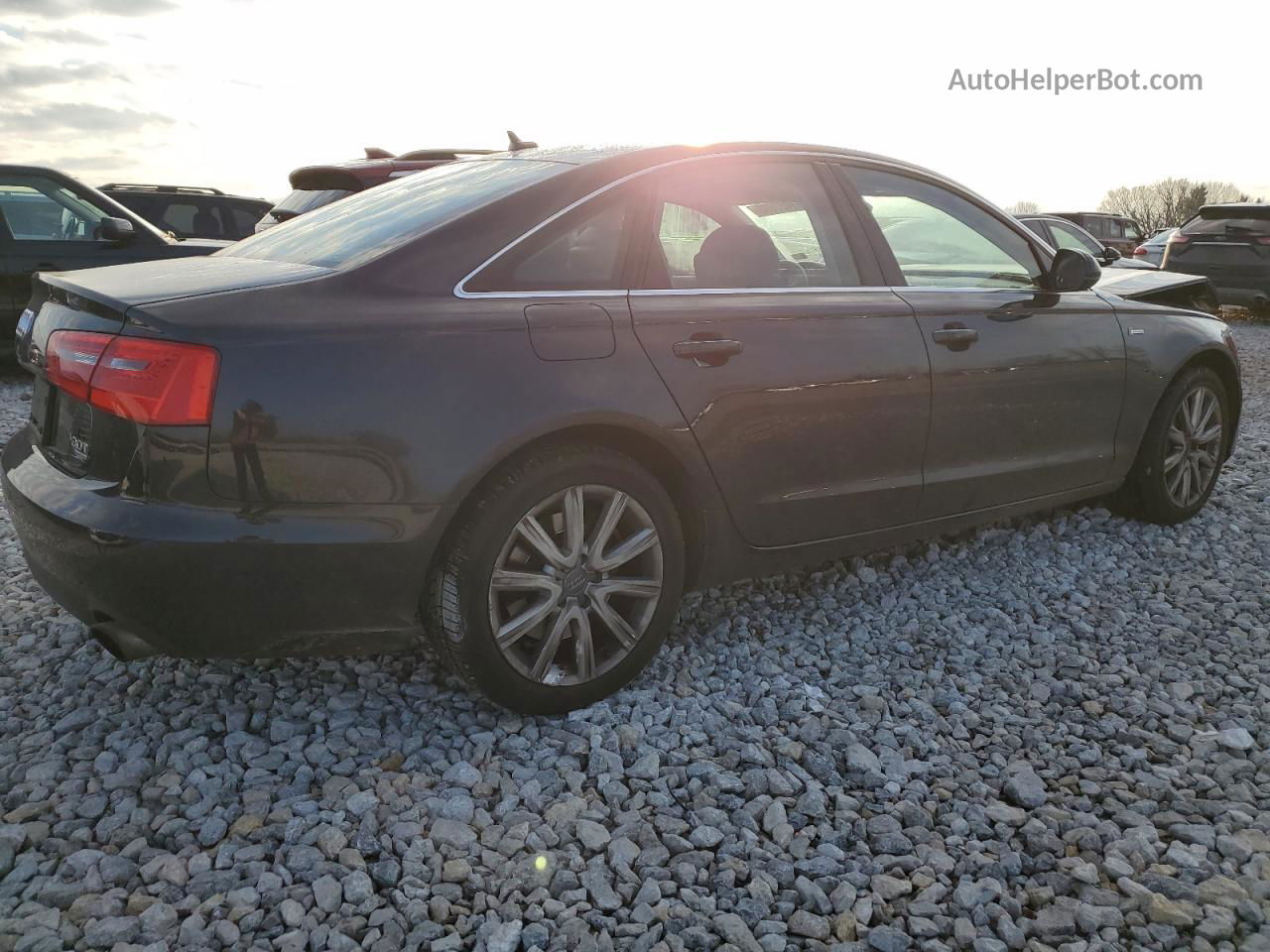 2013 Audi A6 Premium Plus Charcoal vin: WAUGGAFC7DN026747