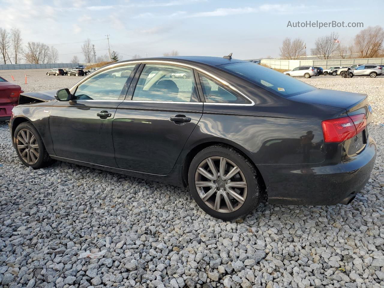 2013 Audi A6 Premium Plus Charcoal vin: WAUGGAFC7DN026747