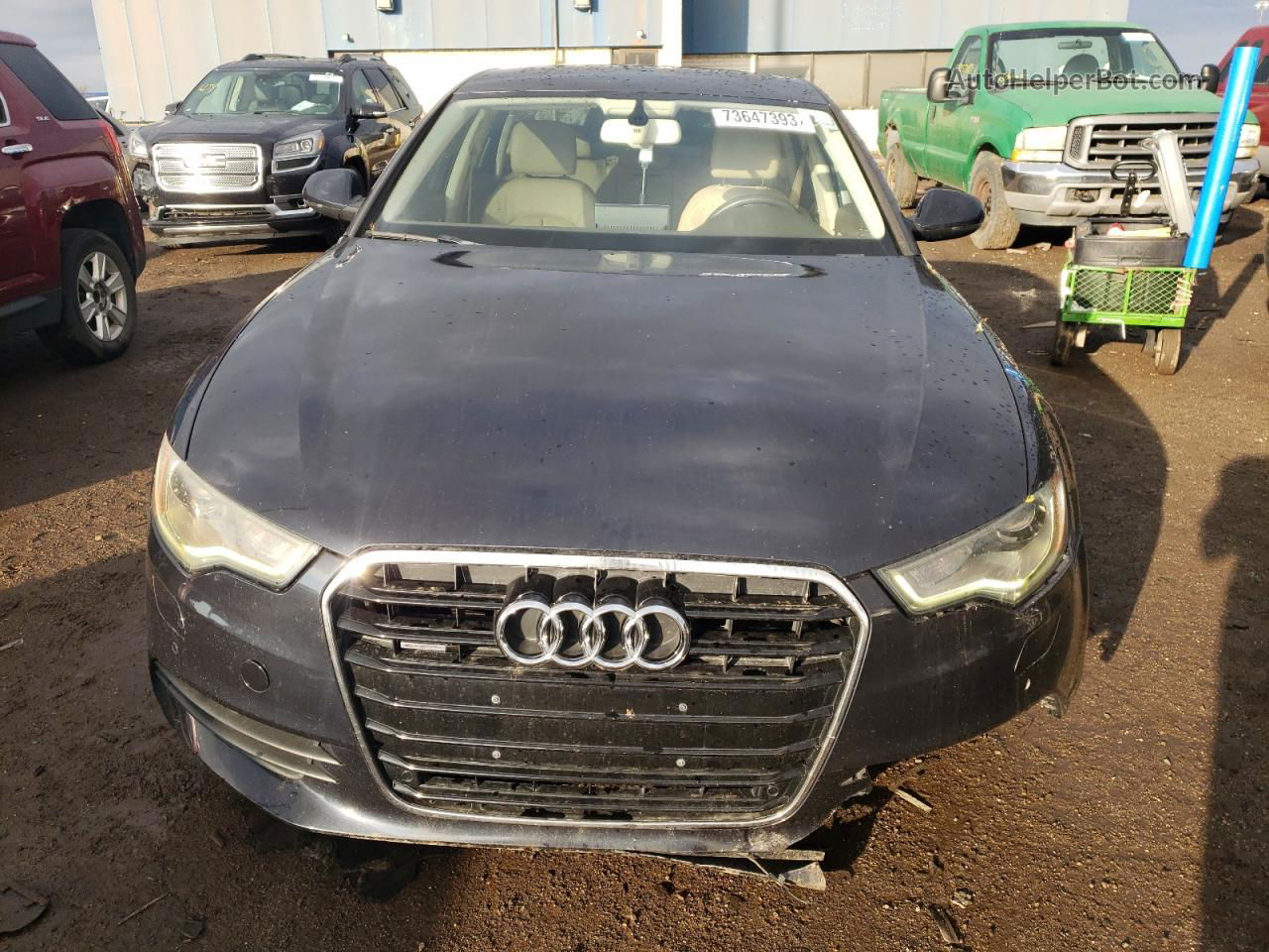 2013 Audi A6 Premium Plus Black vin: WAUGGAFC7DN035254