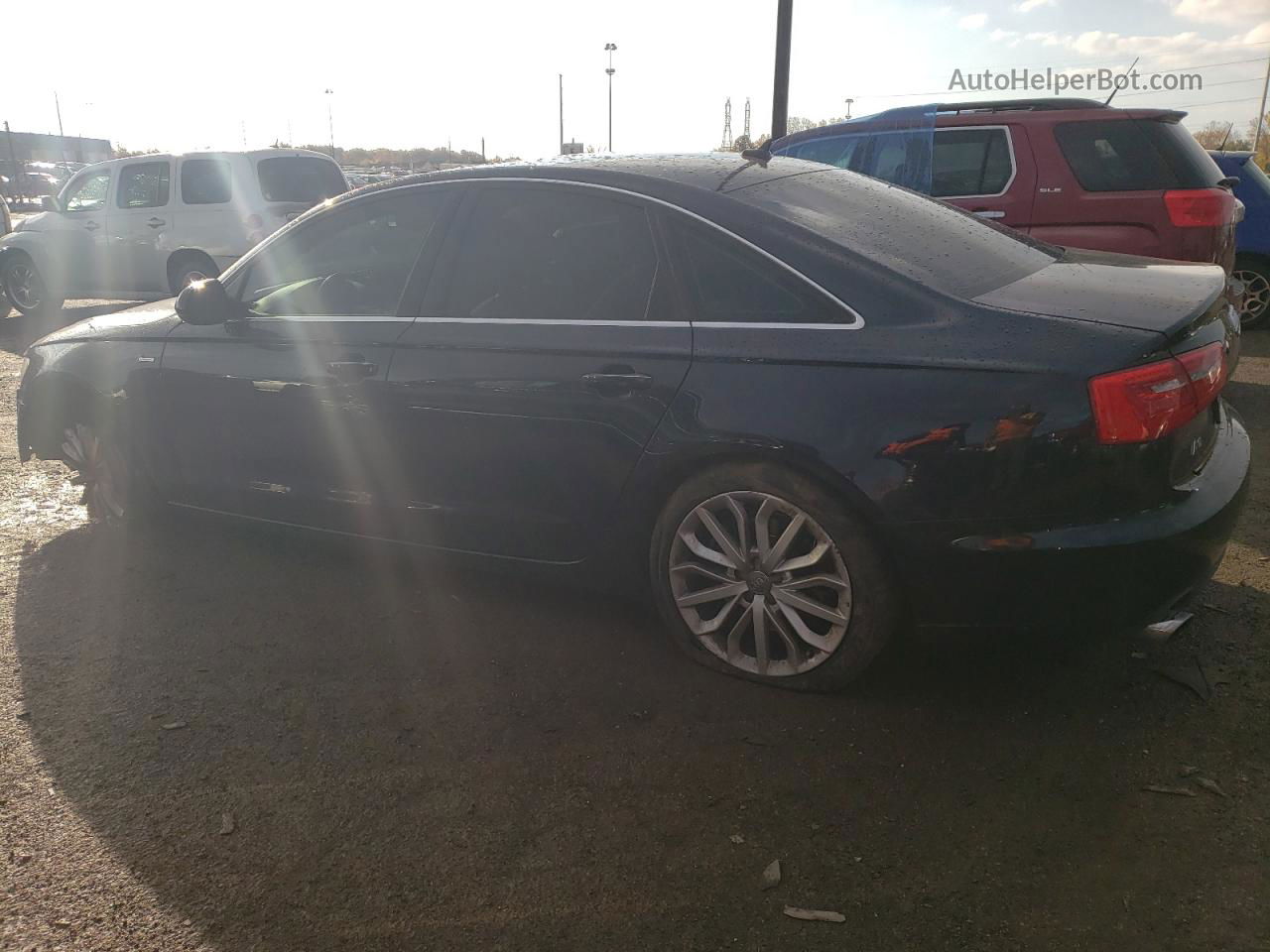 2013 Audi A6 Premium Plus Black vin: WAUGGAFC7DN035254