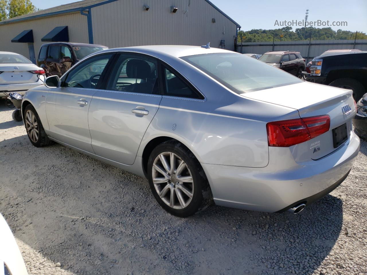 2013 Audi A6 Premium Plus Silver vin: WAUGGAFC7DN082039