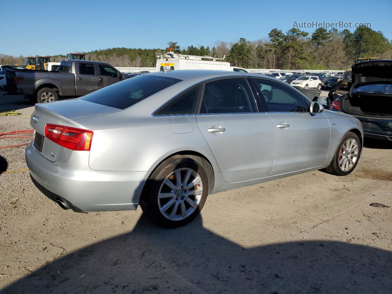 2013 Audi A6 Premium Plus Silver vin: WAUGGAFC7DN140103