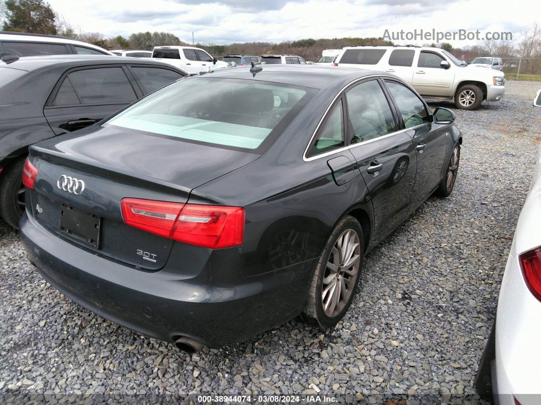 2013 Audi A6 3.0t Premium Синий vin: WAUGGAFC7DN154583