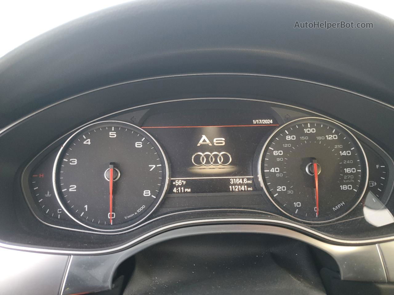 2013 Audi A6 Premium Plus Серебряный vin: WAUGGAFC8DN008967