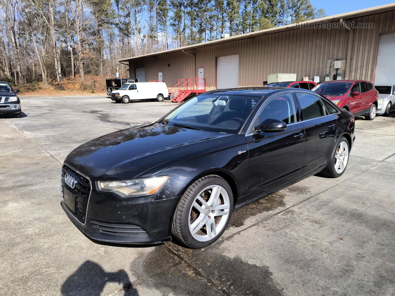 2013 Audi A6 Premium Plus Gray vin: WAUGGAFC8DN009567