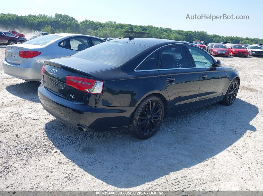 2013 Audi A6 3.0t Premium Black vin: WAUGGAFC8DN013005