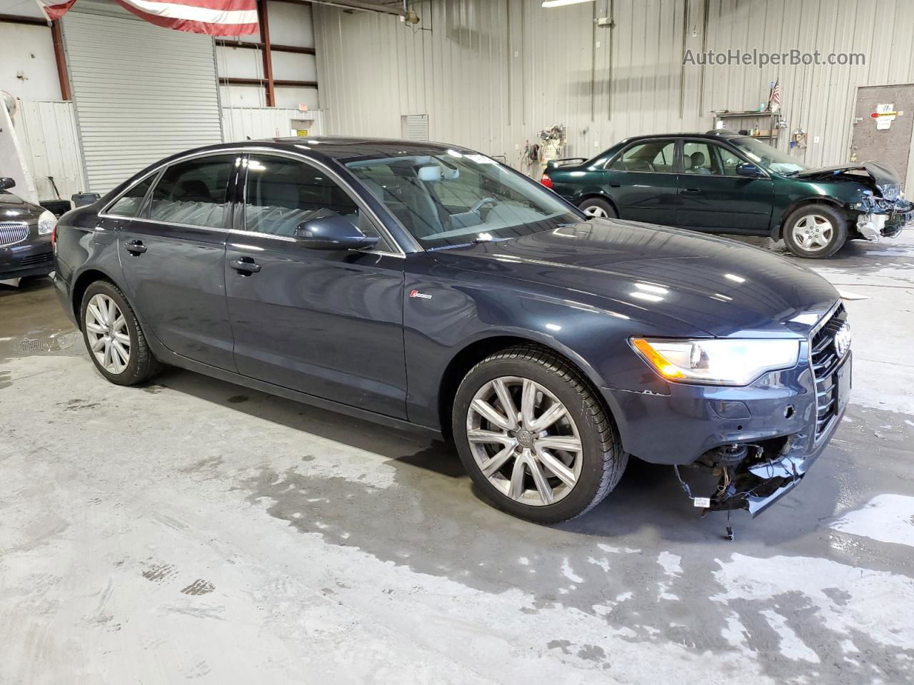 2013 Audi A6 Premium Plus Charcoal vin: WAUGGAFC8DN108793