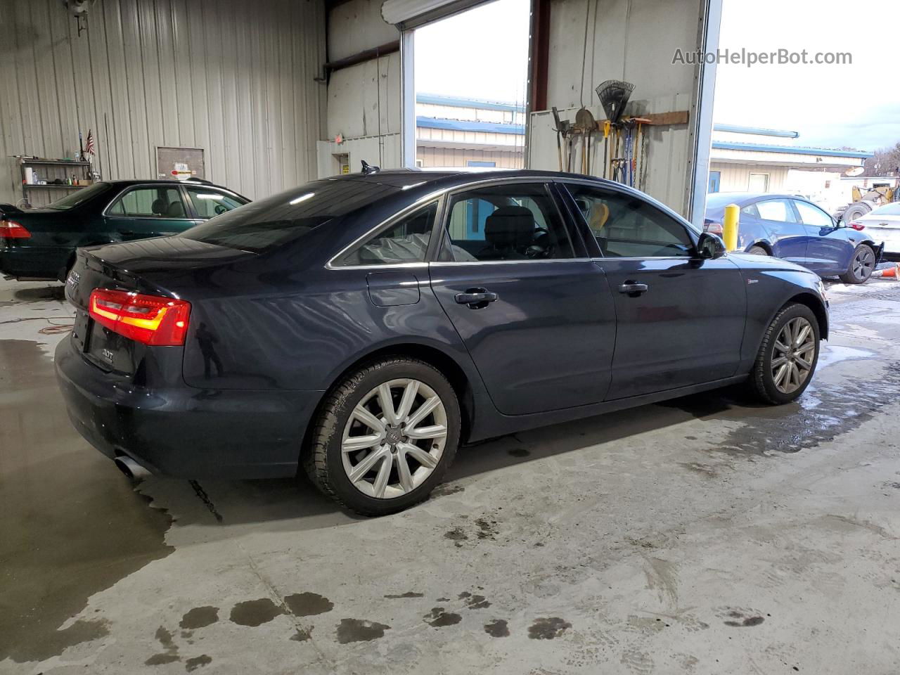 2013 Audi A6 Premium Plus Charcoal vin: WAUGGAFC8DN108793