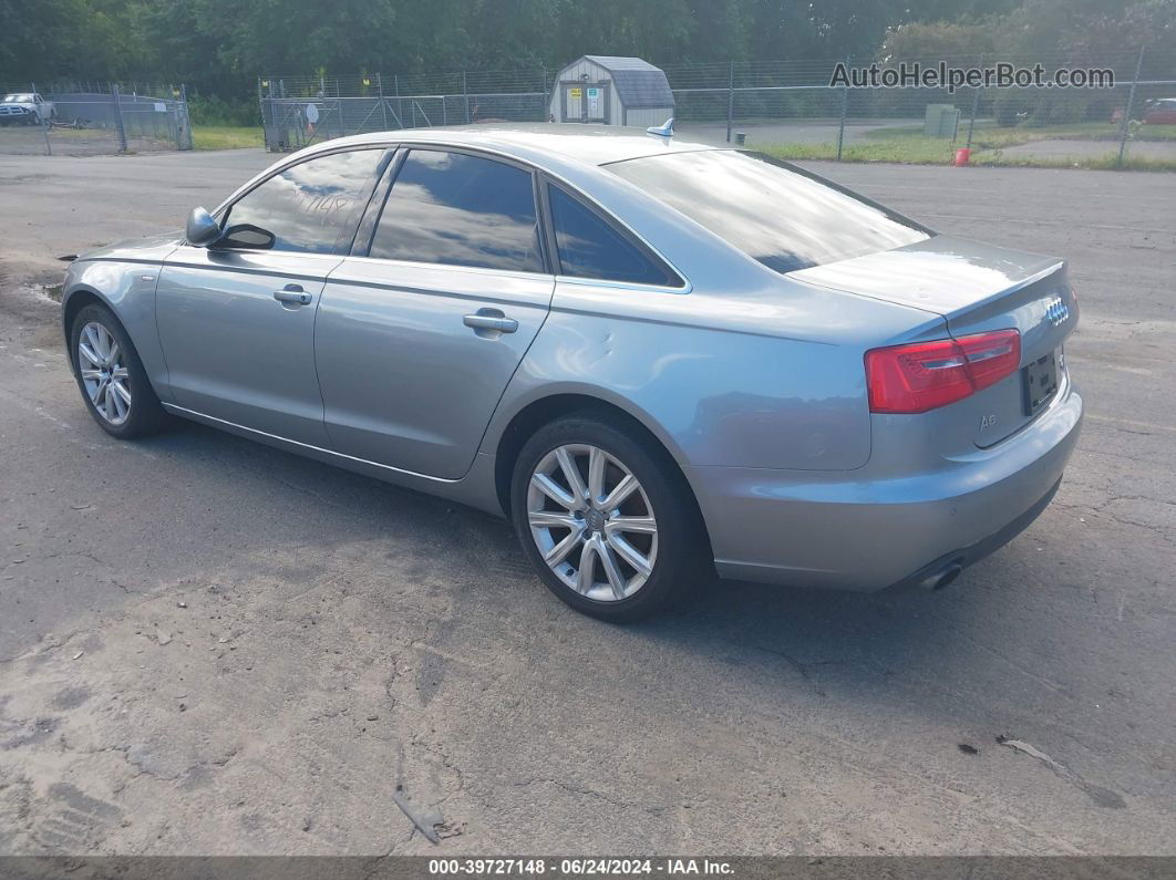 2013 Audi A6 3.0t Premium Silver vin: WAUGGAFC9DN020562