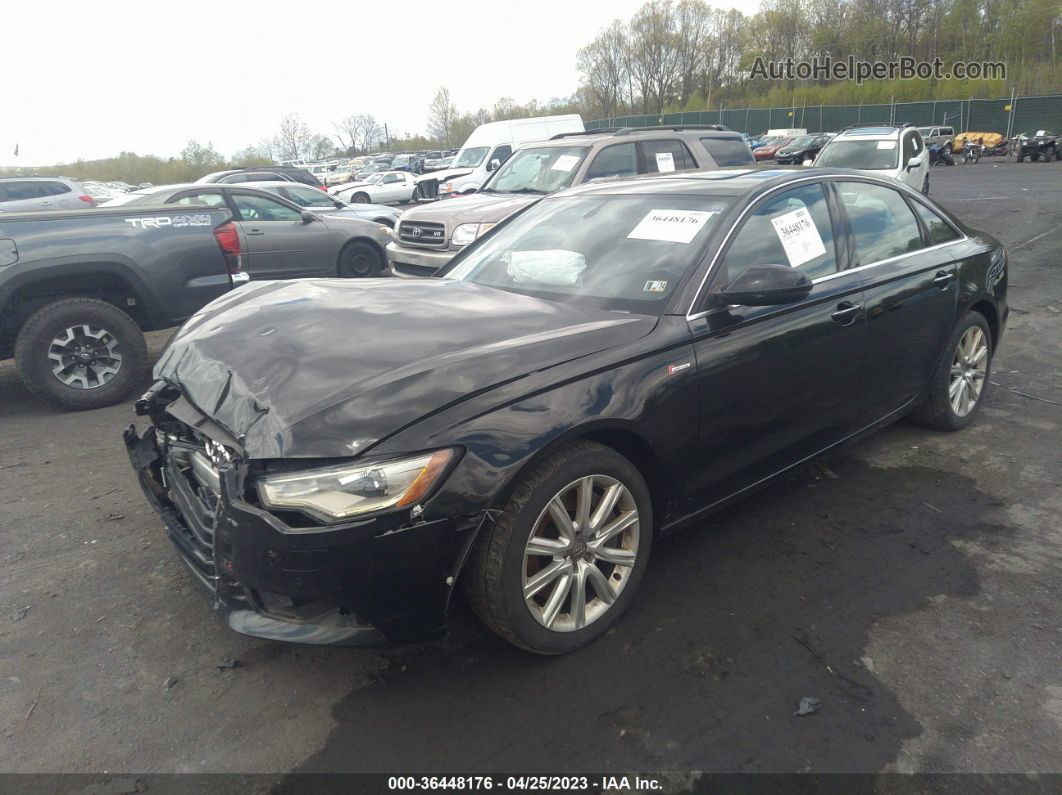 2013 Audi A6 3.0t Premium Plus Black vin: WAUGGAFC9DN020917