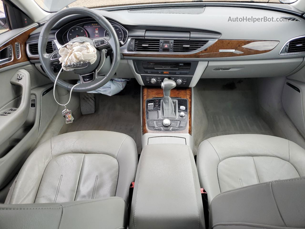 2013 Audi A6 Premium Plus Серый vin: WAUGGAFC9DN021615