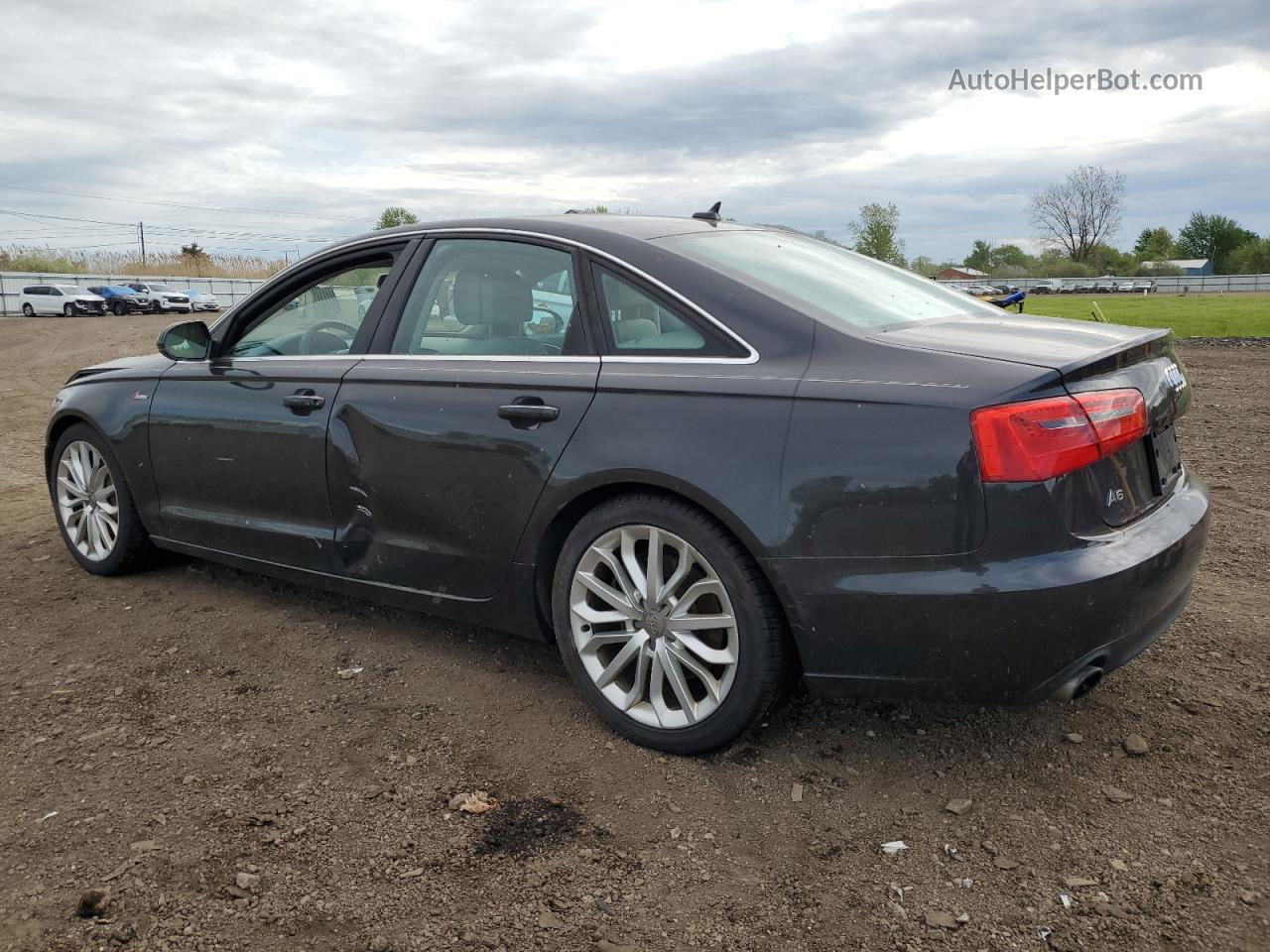 2013 Audi A6 Premium Plus Gray vin: WAUGGAFC9DN021615