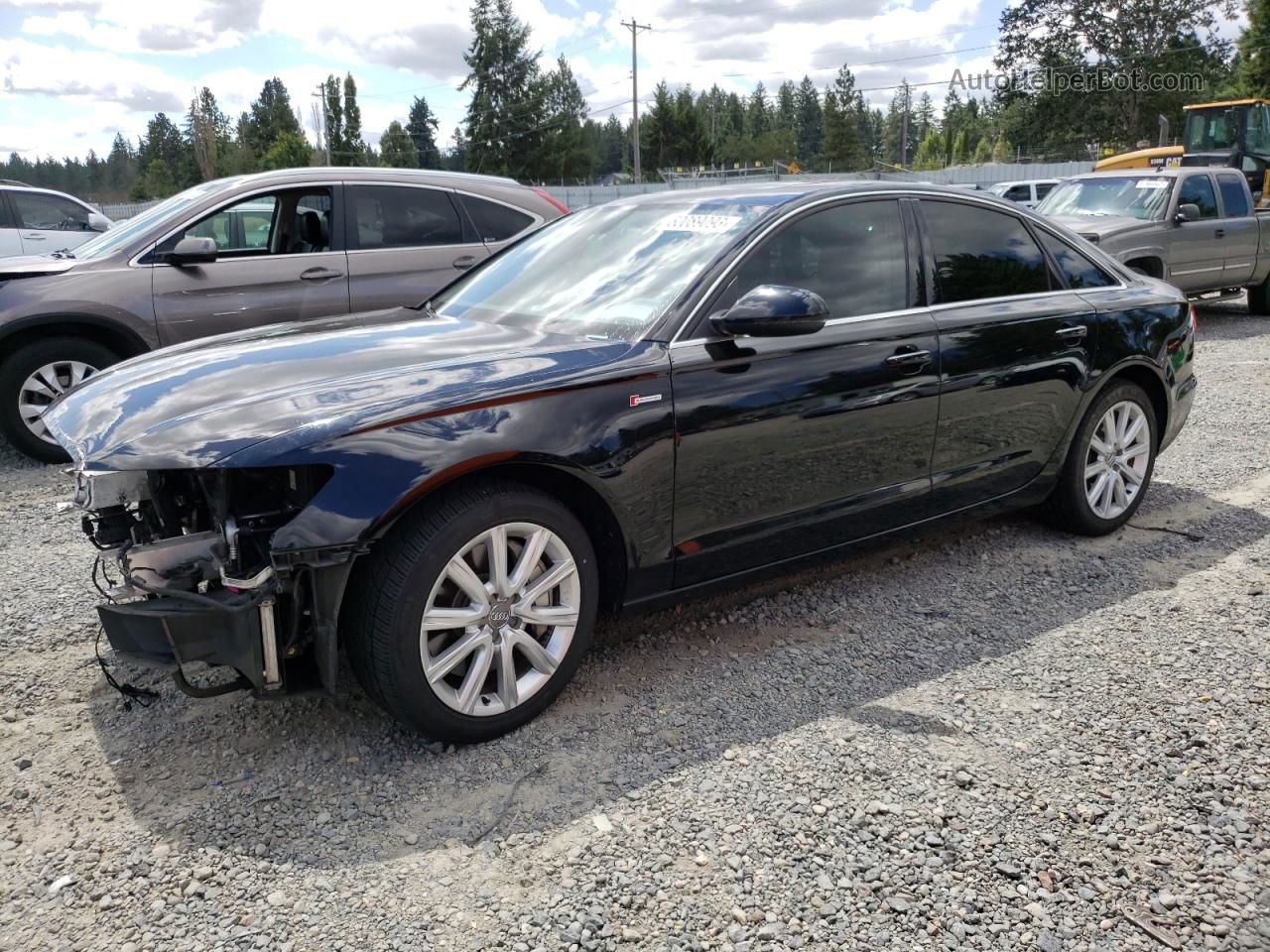 2013 Audi A6 Premium Plus Black vin: WAUGGAFC9DN063248