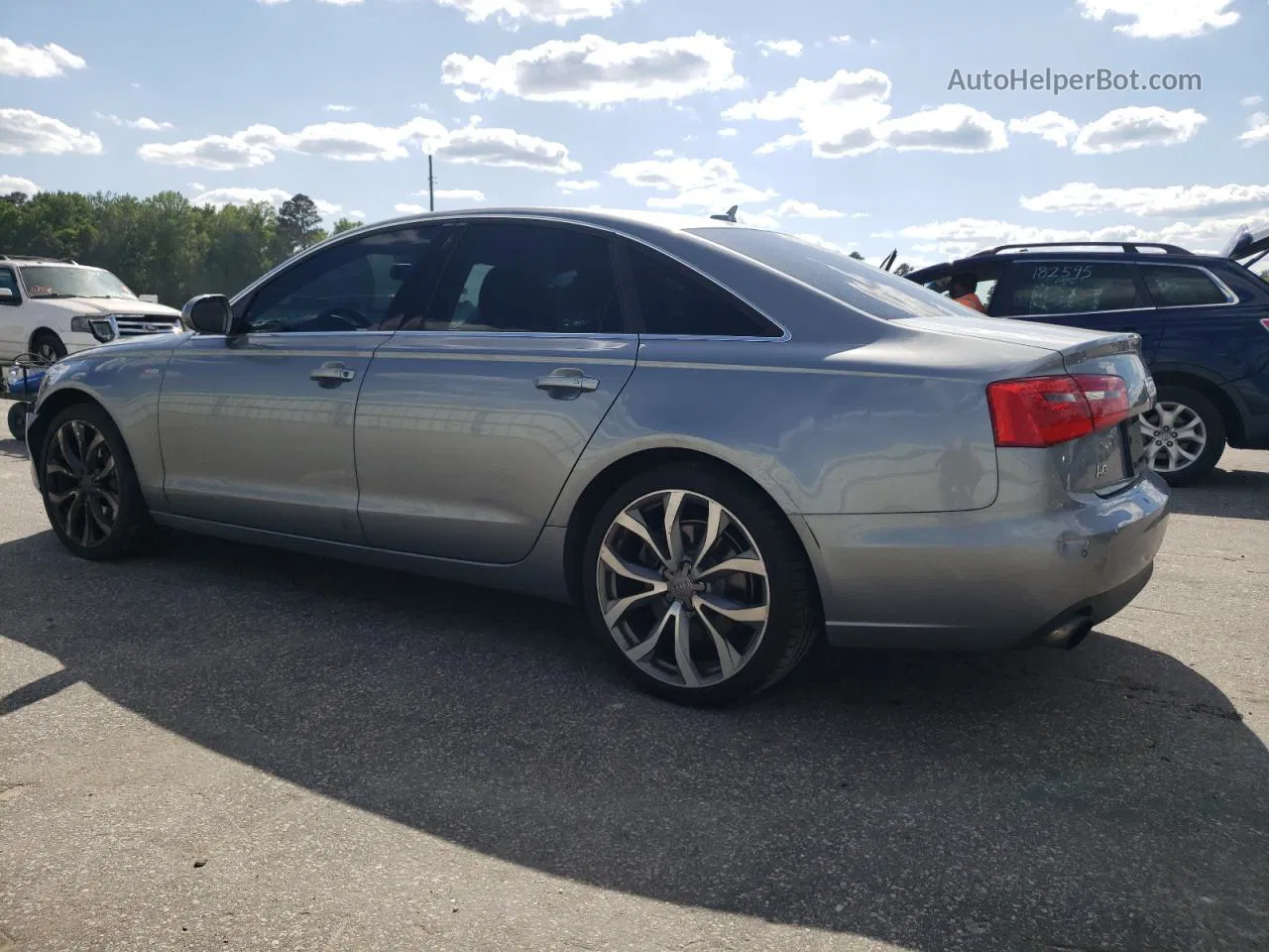 2013 Audi A6 Premium Plus Gray vin: WAUGGAFC9DN074640