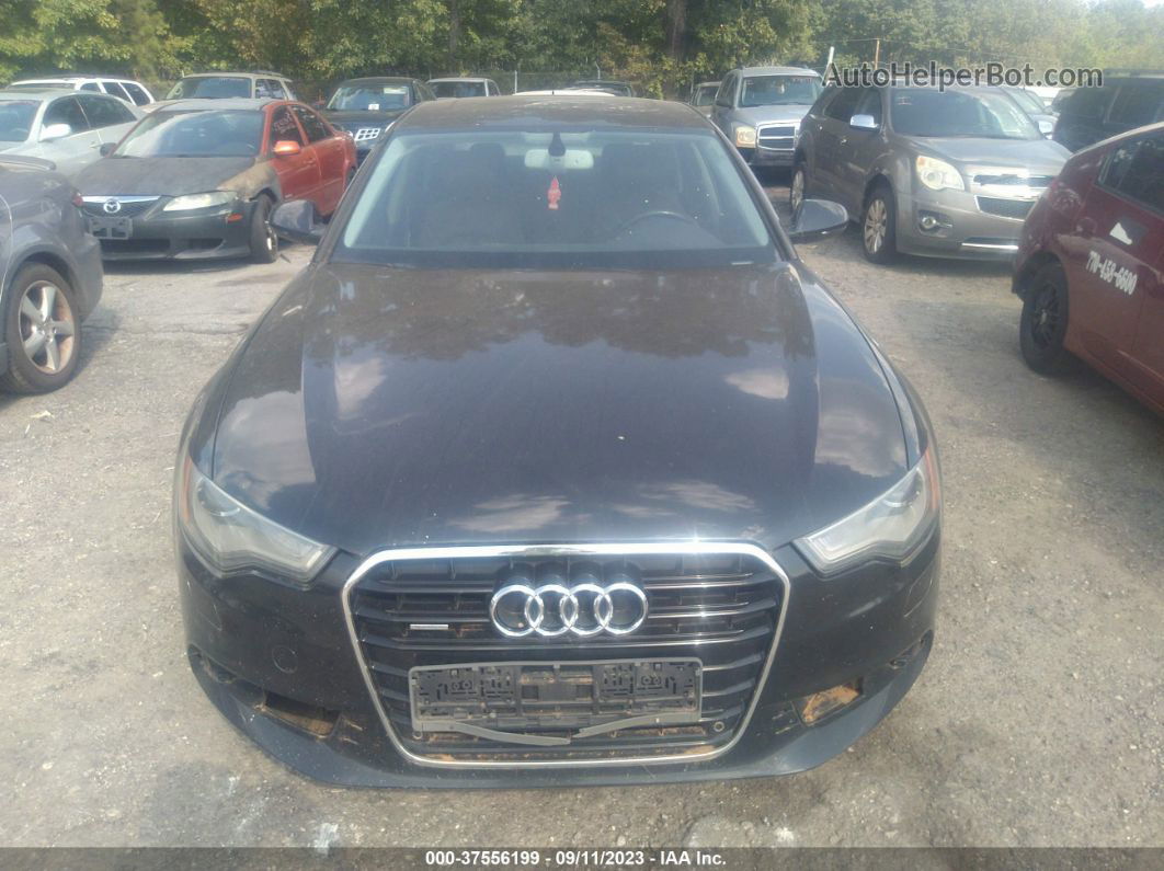 2013 Audi A6 3.0t Premium Plus Black vin: WAUGGAFC9DN095441