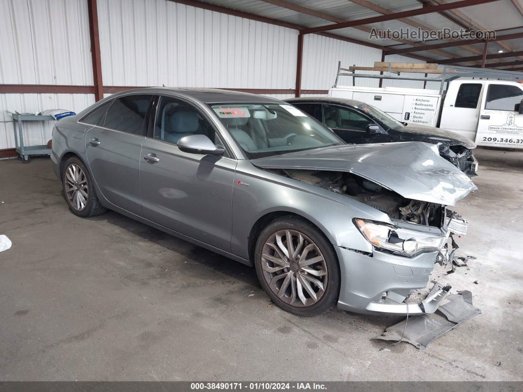 2013 Audi A6 3.0t Premium Gray vin: WAUGGAFC9DN119883