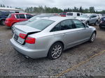 2013 Audi A6 3.0t Premium Silver vin: WAUGGAFC9DN130432