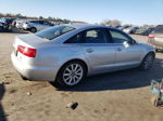 2013 Audi A6 Premium Plus Silver vin: WAUGGAFCXDN011885