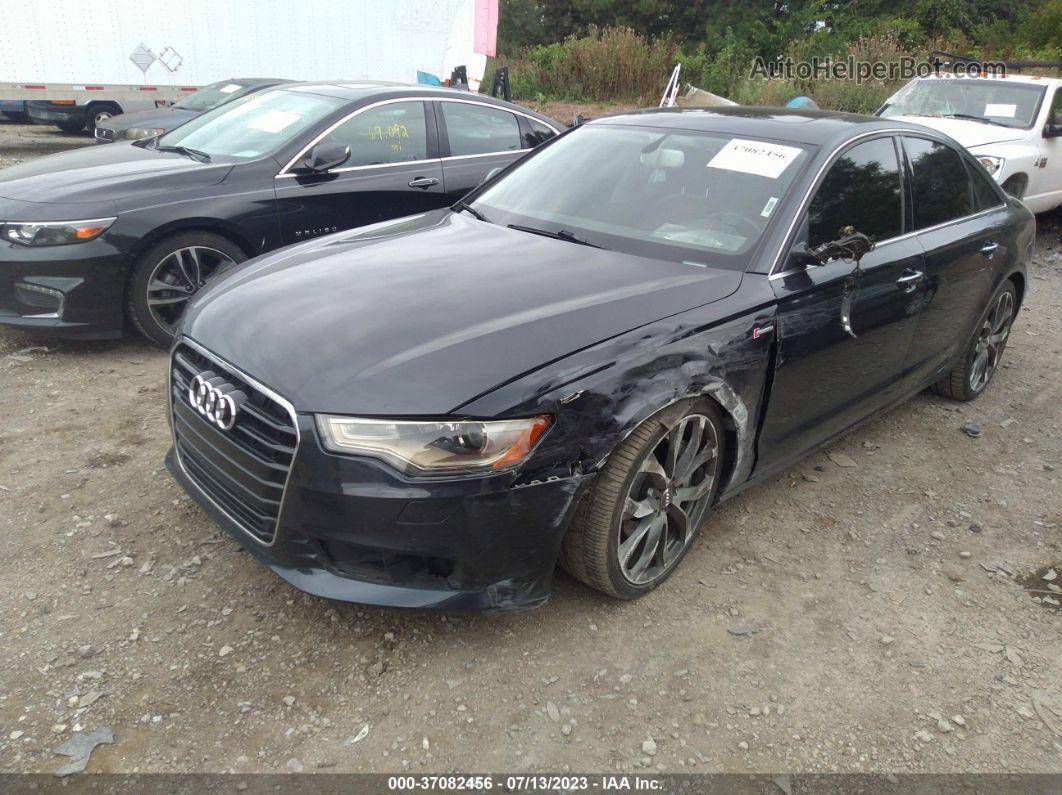 2013 Audi A6 3.0t Premium Dark Blue vin: WAUGGAFCXDN058673