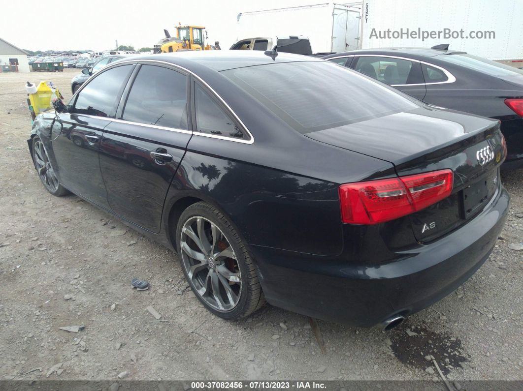 2013 Audi A6 3.0t Premium Dark Blue vin: WAUGGAFCXDN058673