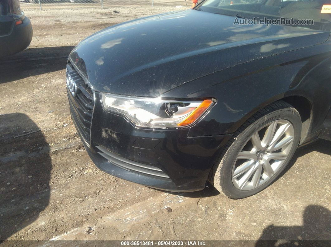 2013 Audi A6 3.0t Premium Black vin: WAUGGBFC0DN037448