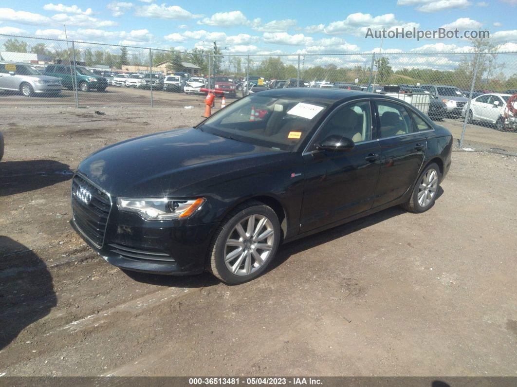 2013 Audi A6 3.0t Premium Black vin: WAUGGBFC0DN037448