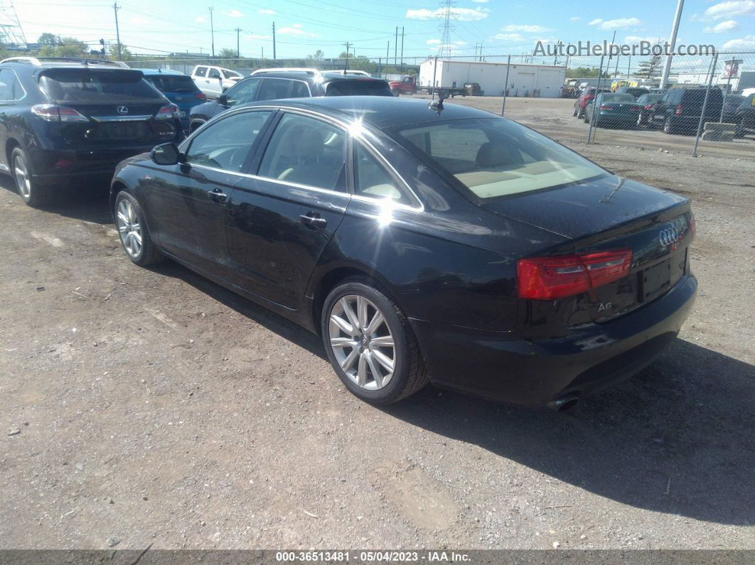 2013 Audi A6 3.0t Premium Black vin: WAUGGBFC0DN037448