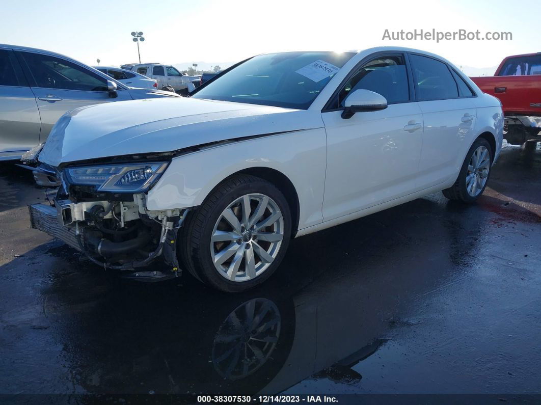 2017 Audi A4 2.0t Ultra Premium White vin: WAUGMAF40HN045339