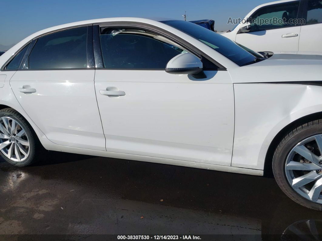 2017 Audi A4 2.0t Ultra Premium White vin: WAUGMAF40HN045339