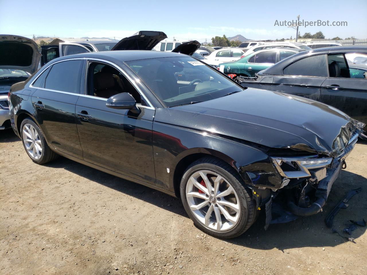 2019 Audi A4 Premium Black vin: WAUGMAF40KA029396