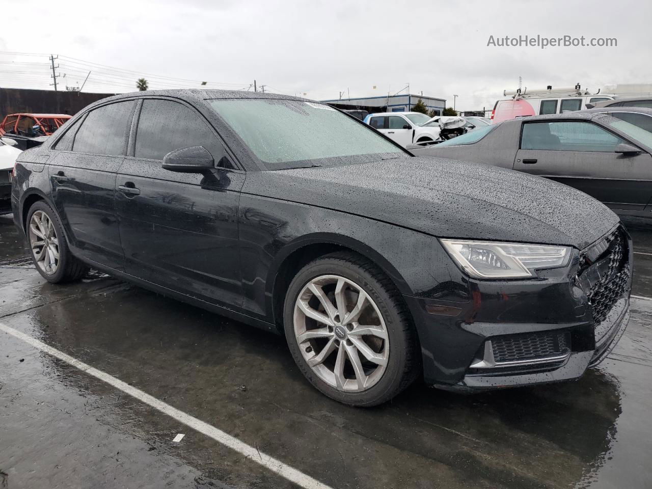 2019 Audi A4 Premium Черный vin: WAUGMAF40KN005396