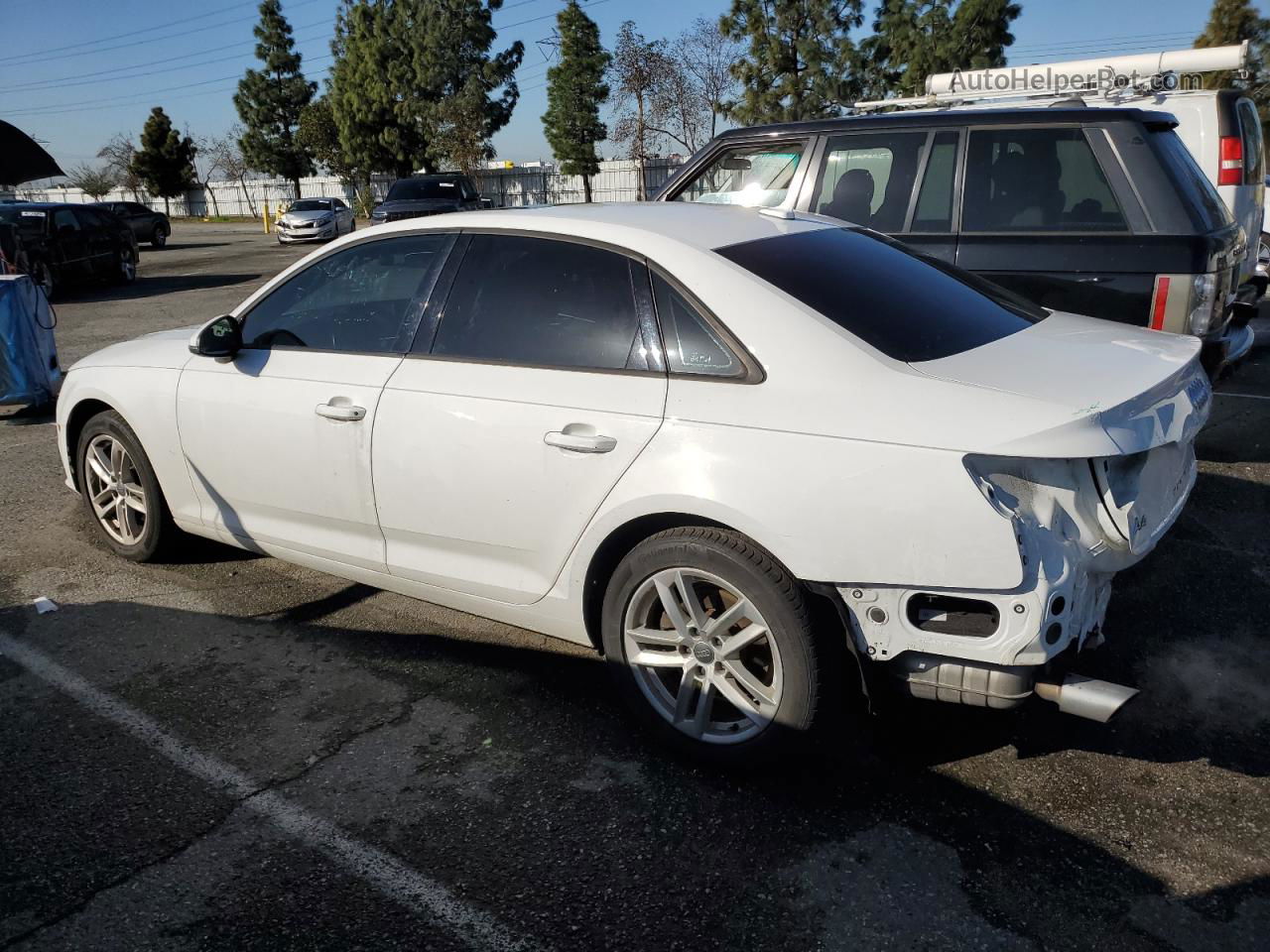 2017 Audi A4 Ultra Premium White vin: WAUGMAF41HN044264