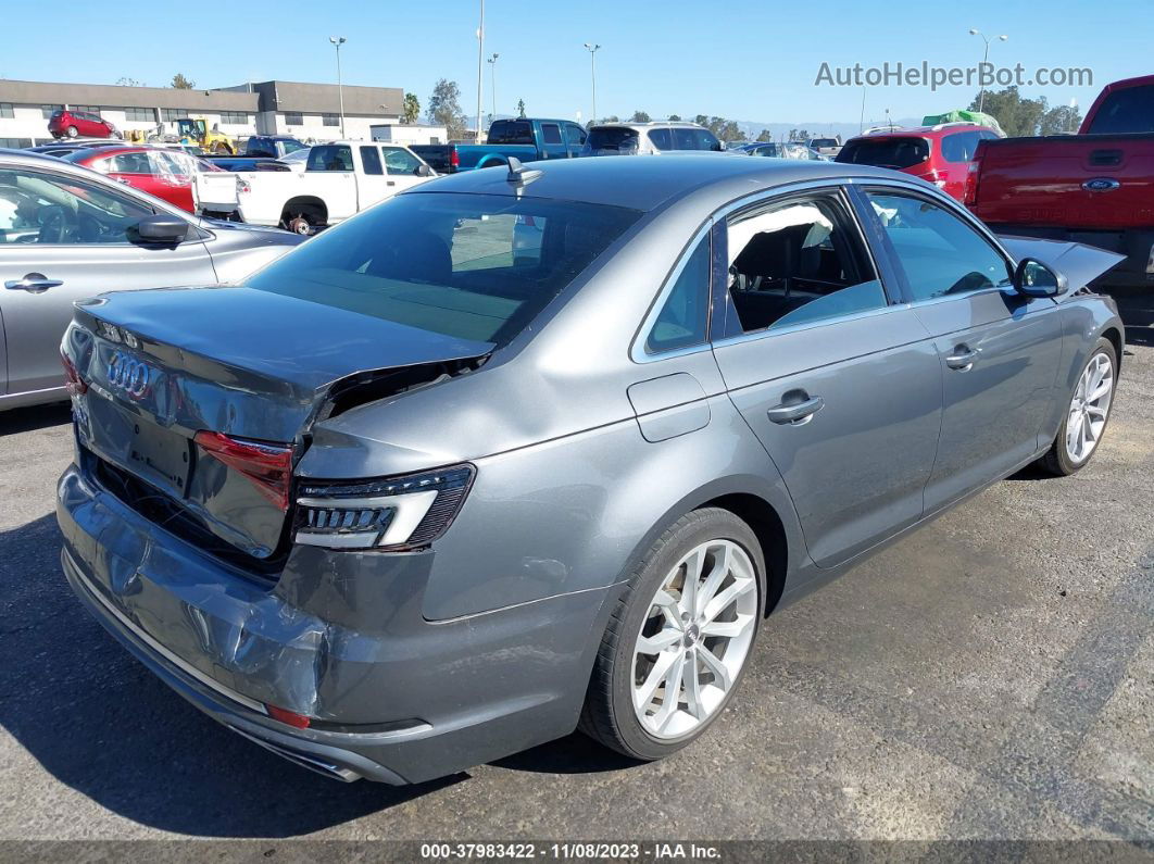 2019 Audi A4 40 Premium/40 Titanium Premium Gray vin: WAUGMAF41KA005396