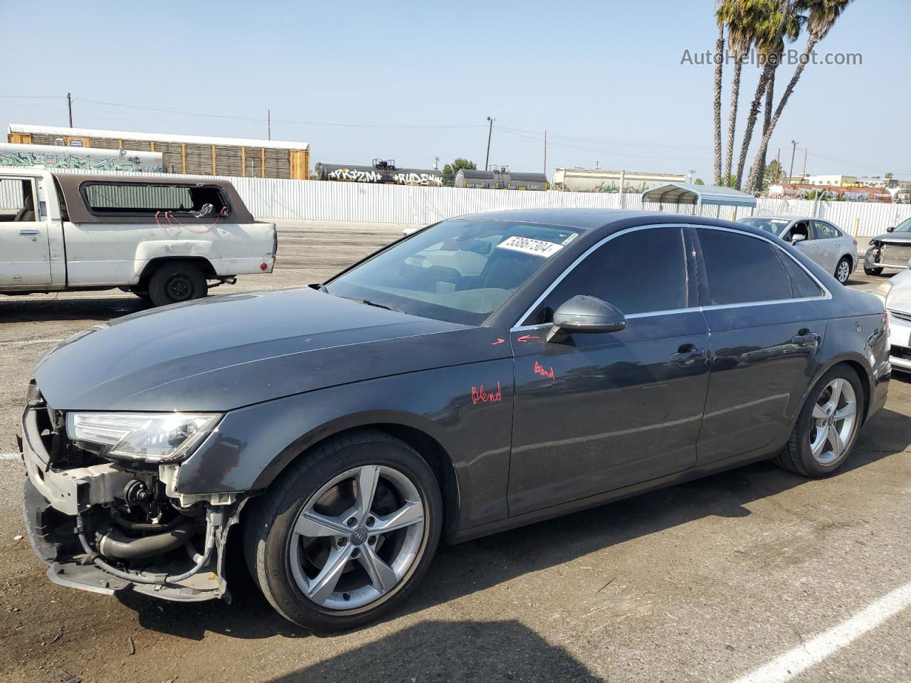 2019 Audi A4 Premium Charcoal vin: WAUGMAF41KA015359