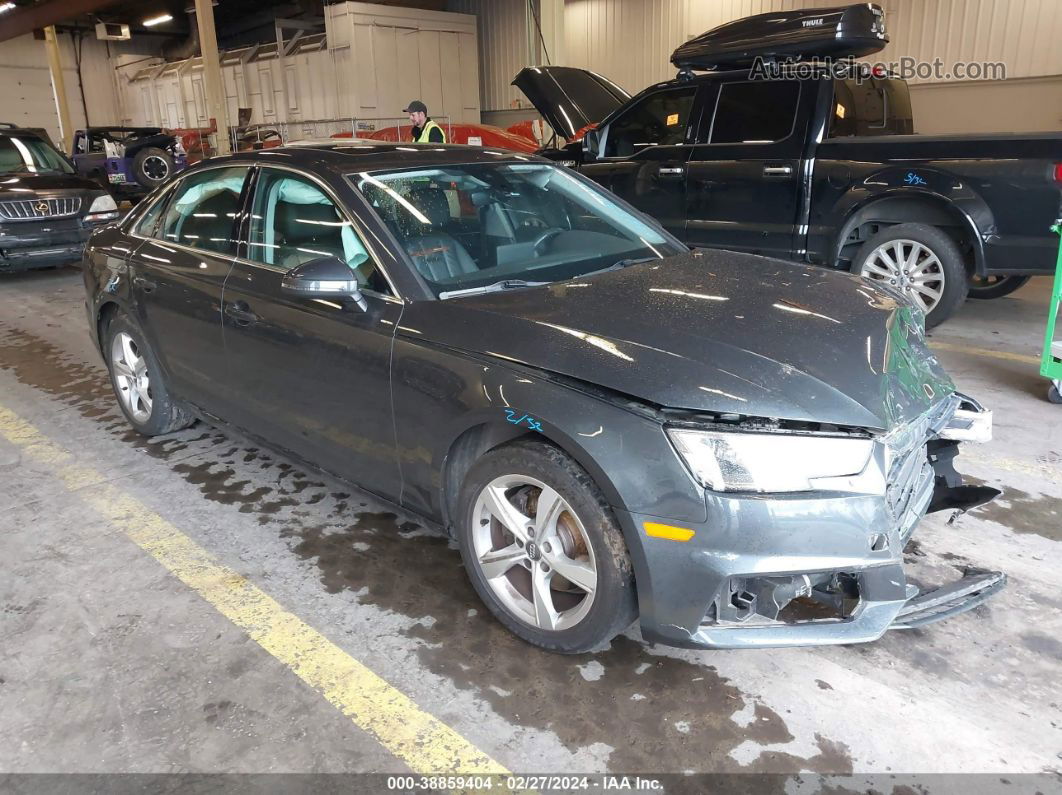 2019 Audi A4 40 Premium/40 Titanium Premium Gray vin: WAUGMAF41KA023140