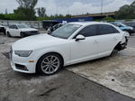 2019 Audi A4 Premium White vin: WAUGMAF41KN002121