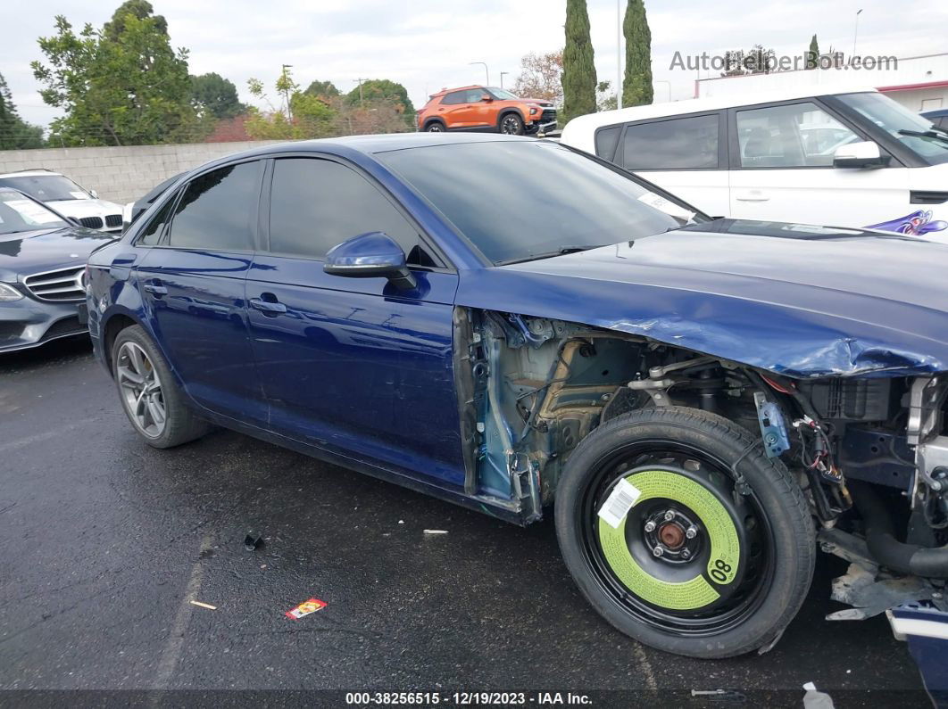 2019 Audi A4 40 Premium Blue vin: WAUGMAF41KN016410