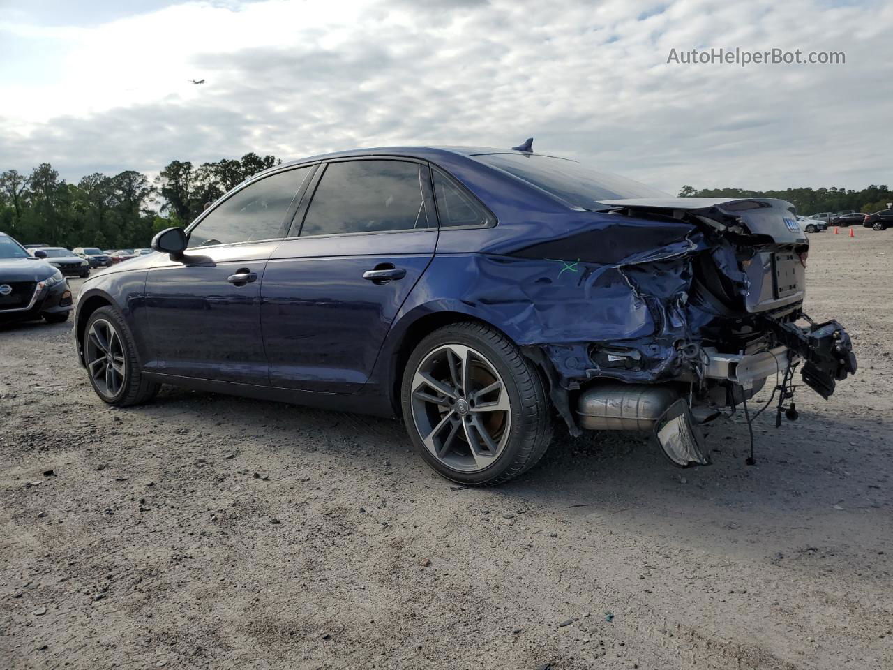 2019 Audi A4 Premium Blue vin: WAUGMAF42KA120220