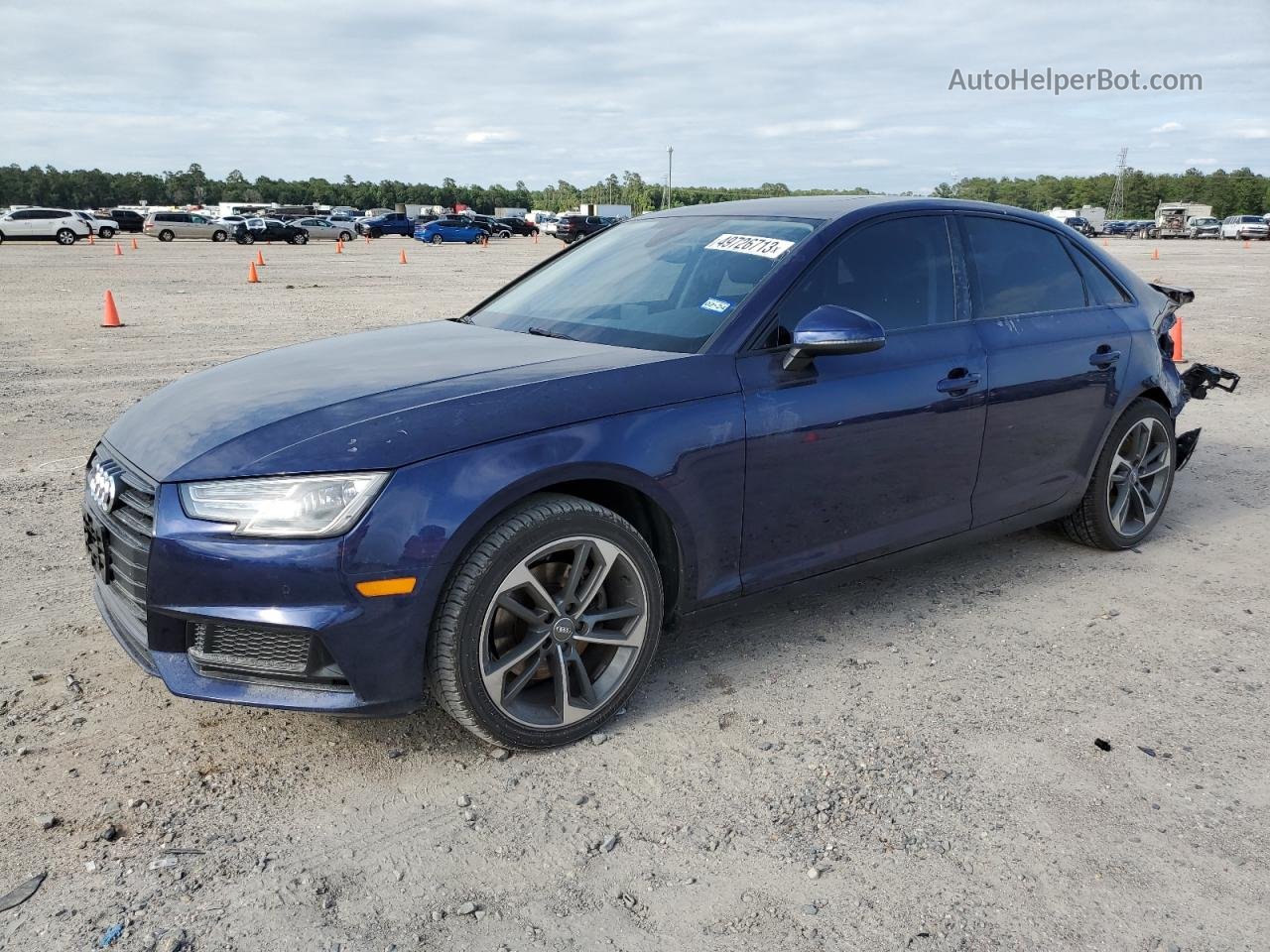 2019 Audi A4 Premium Blue vin: WAUGMAF42KA120220